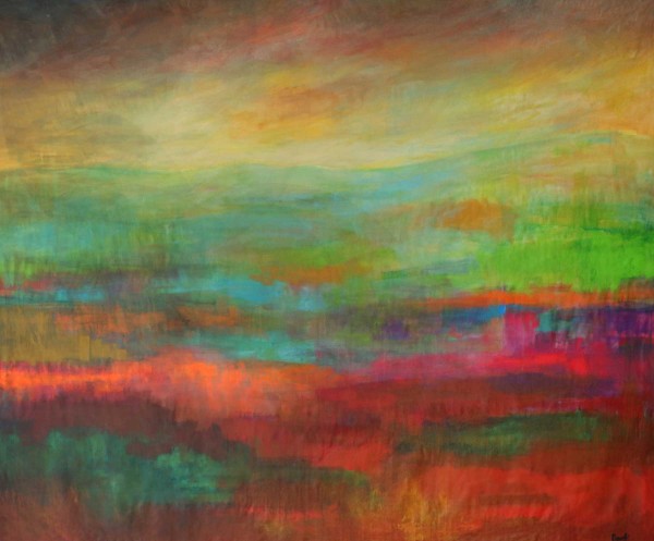 Öl Gemälde Landschaft: Wide view