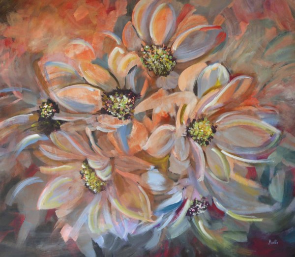 Große Blumen Gemälde:kaufen: Blüten Wunder